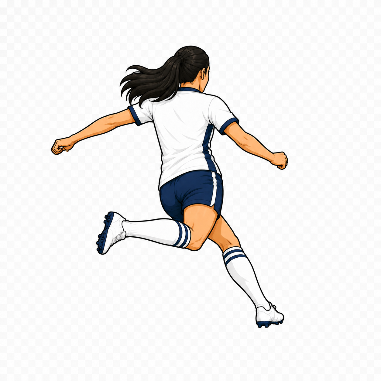 Basketball player — female-forehand